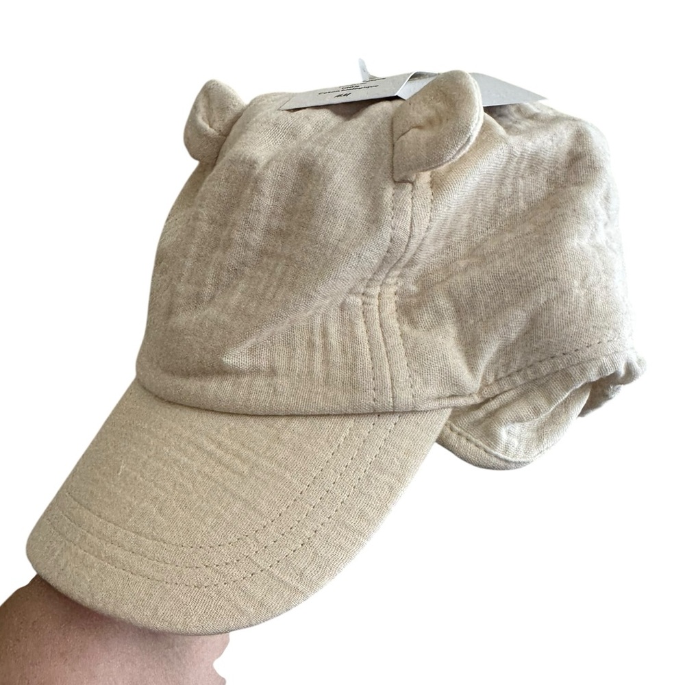 Toddler Bear Ear Hat – Size 3/4T NWT Beige Cap